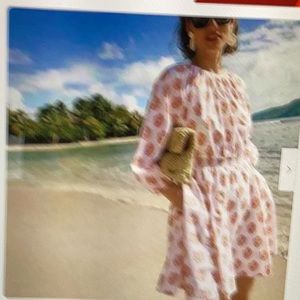 J. Crew Smocked Waist Floral Mini Dress Medium